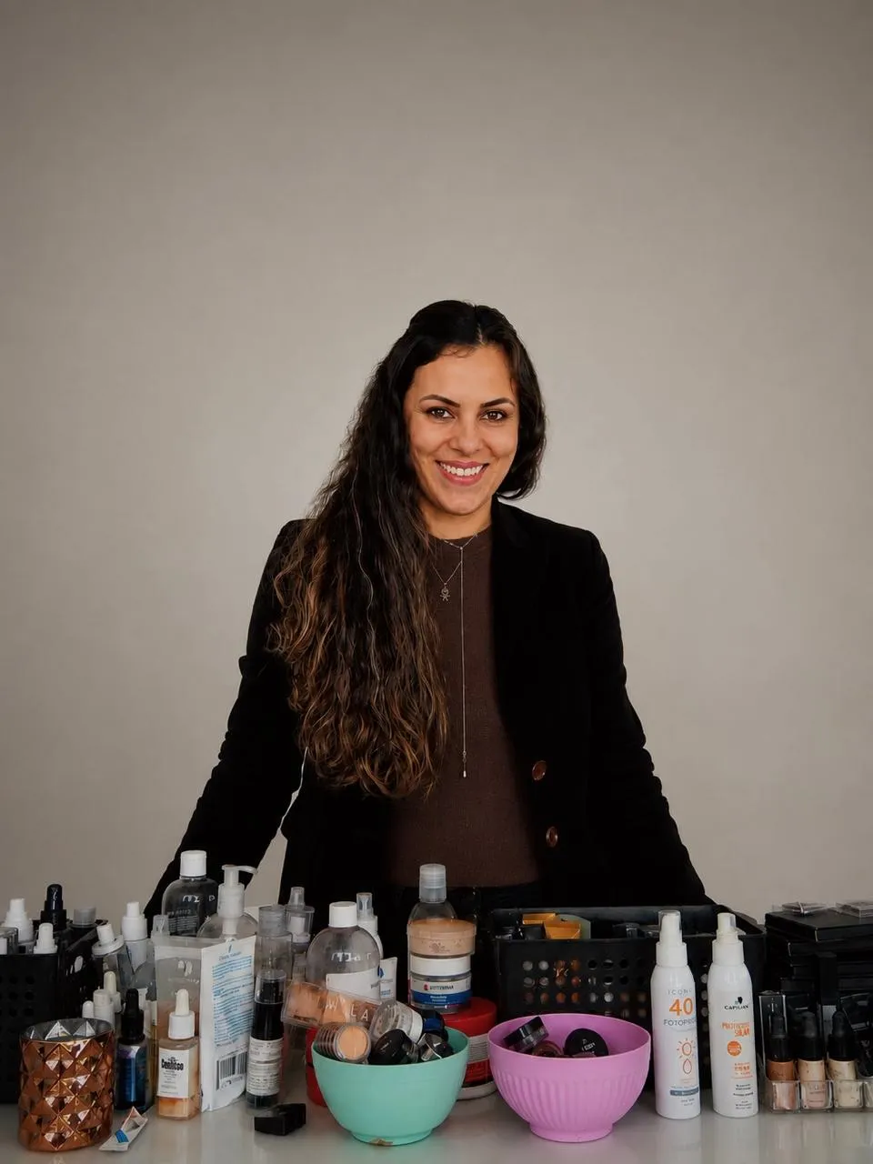 Celeste Leyes, cosmetóloga profesional